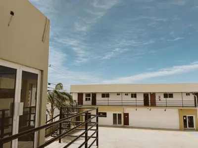 Un balcón o terraza de Noas Hotel