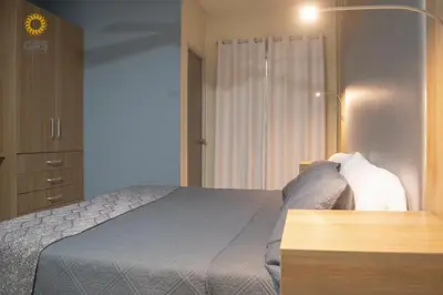 Cama o camas de una habitación en Habitación hotelera 5min de la playa by G P S rentas