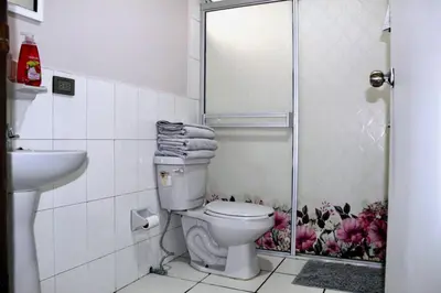 Un baño de Departamentos Cumbres de Creel