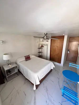 Cama o camas de una habitación en Hosteleria Casa Margarita