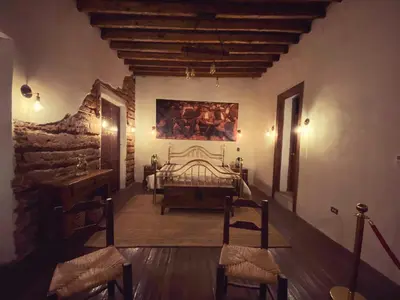 Cama o camas de una habitación en La Casa del General Hotel Boutique