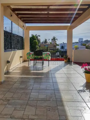 Un balcón o terraza de Hostal en El Centro LaKiwa