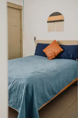 Cama o camas de una habitación en Mareta 201 Hermoso cerca de la playa