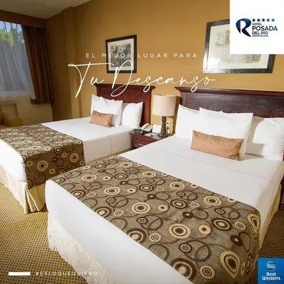 Cama o camas de una habitación en Best Western Posada Del Rio