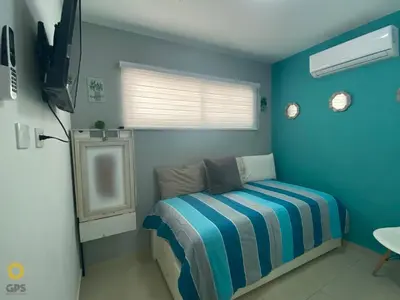 Cama o camas de una habitación en Acogedor cerca de la playa by G p s rentas