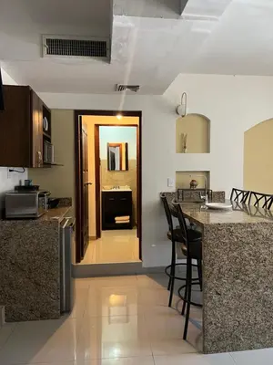 Una cocina o zona de cocina en DEPARTAMENTO RES CAMPESTRE DE 3 HABITACIONES Y 4 CAMAS
