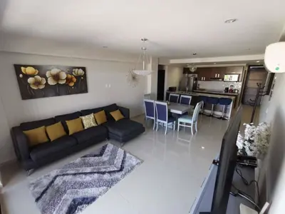 Zona de estar de APARTAMENTO CON ALBERCA en Mazatlán