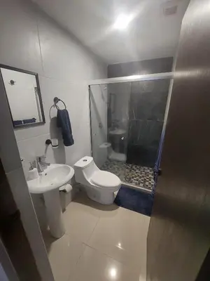Un baño de APARTAMENTO CON ALBERCA en Mazatlán
