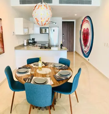 Una cocina o zona de cocina en Camino Al Mar with Amazing View of the Ocean, Beach and Pool