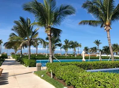 Jardín al aire libre en Peninsula Mzt Departamentos Vacacionales 3 Habs.