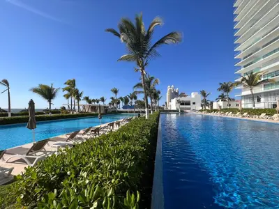 Piscina en o cerca de Peninsula Mzt Departamentos Vacacionales 3 Habs.