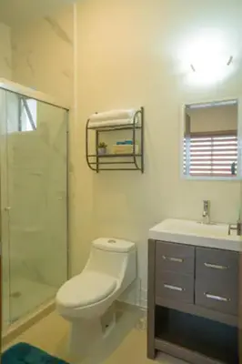 Un baño de Departamento Atlántico Alberca y Casa Club