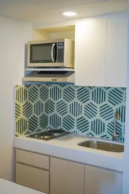 Una cocina o zona de cocina en Luna Palace