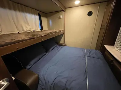 Cama o camas de una habitación en Palapa Bajazul