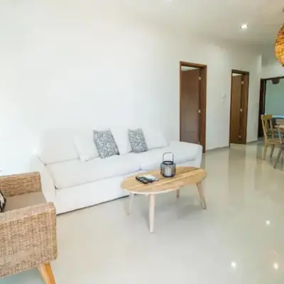 Amplio departamento Modern Boho cerca de la playa