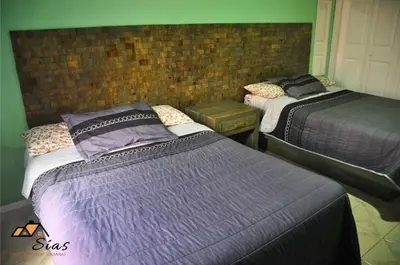 Cama o camas de una habitación en Departamentos - Cabañas Sias