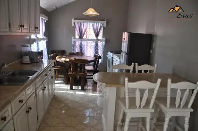 Una cocina o zona de cocina en Departamentos - Cabañas Sias