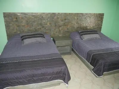 Cama o camas de una habitación en Departamentos - Cabañas Sias