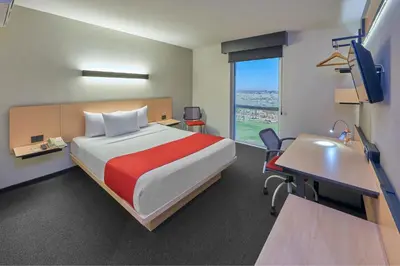Cama o camas de una habitación en City Express by Marriott Cananea