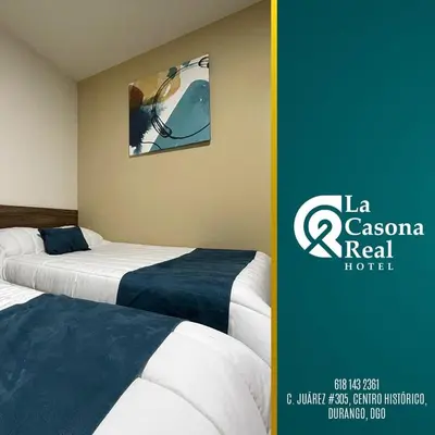 Cama o camas de una habitación en La Casona Real