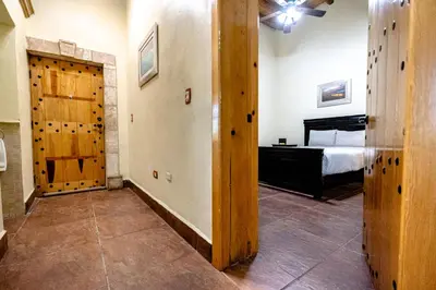 Cama o camas de una habitación en Casita Nodin