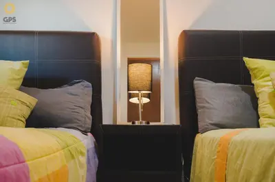 Cama o camas de una habitación en Costa 307 Precioso departamento vista marina y mar