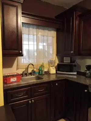 Una cocina o zona de cocina en Casa completa en privada y con cochera