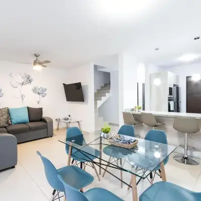 Casa en residencial para 8 personas cerca de la playa!!