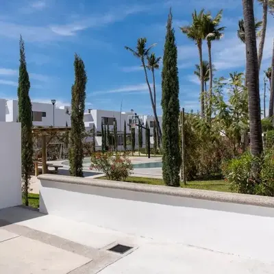 Agradable casa con terraza y vista a la alberca