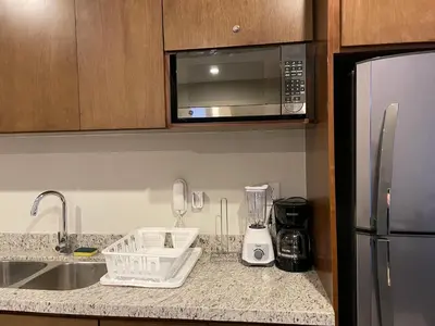 Una cocina o zona de cocina en Paseo Lomas, muy céntrico y equipado a 5 min playa
