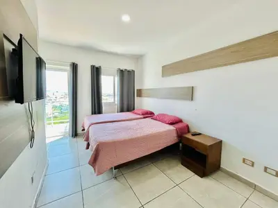 Cama o camas de una habitación en penthouse vista a 5min de la playa by G P S rentas