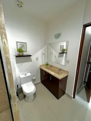 Un baño de The One D16 Sobre el Malecón Vista al Estadio de Baseball