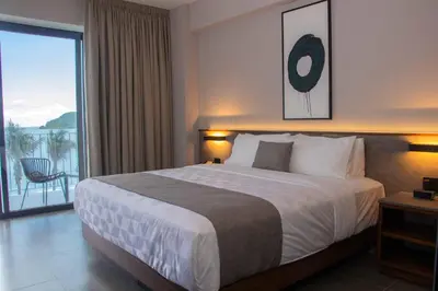 Cama o camas de una habitación en Viaggio Resort Mazatlán