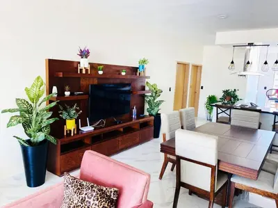 Zona de estar de HERMOSO DEPARTAMENTO A UNOS PASOS DE LA PLAYA