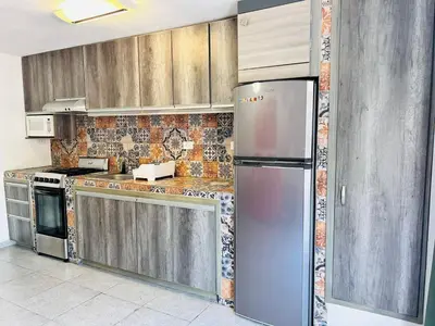 Una cocina o zona de cocina en Meson del capitan 8 depa en el centro!