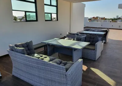 Zona de estar de Departamento en renta en Zona Dorada