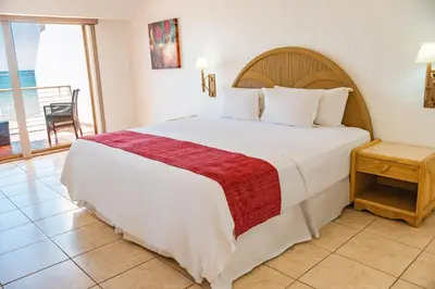 Cama o camas de una habitación en HOTEL SAN CARLOS PLAZA