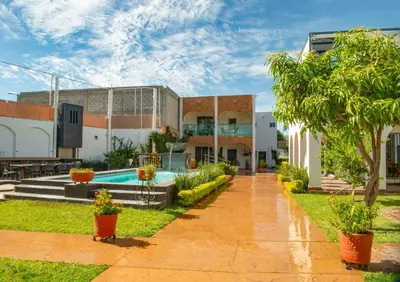 Jardín al aire libre en FINCA LUZ DEL MAR
