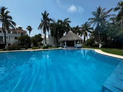 Piscina en o cerca de Casa Marina Maza Vista al Mar 12 Personas