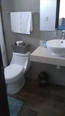 Un baño de Bonito apartamento a pasos del malecón de Mazatlán