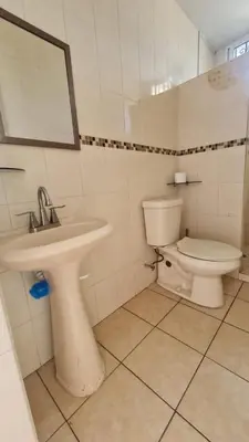 Un baño de Casa a pie de playa isla de la piedra