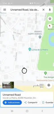 Plano de Casa a pie de playa isla de la piedra