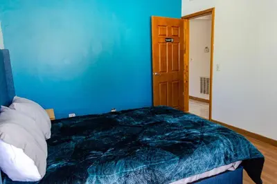 Cama o camas de una habitación en Alojamiento completo 3 habitaciones (se puede facturar)