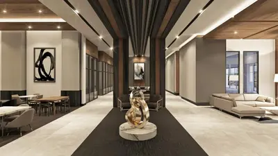 Zona de estar de AC Hotel by Marriott Saltillo