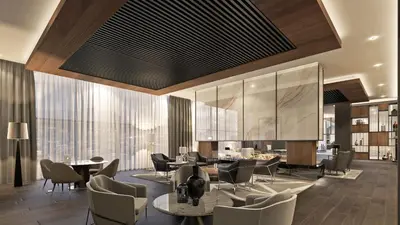 Zona de estar de AC Hotel by Marriott Saltillo