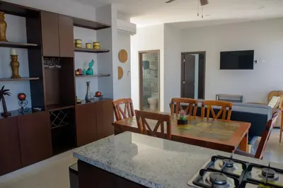 Una cocina o zona de cocina en 2br/2ba Condo 1 block to ocean! - Unit 6