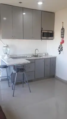 Una cocina o zona de cocina en DEPARTAMENTO SOL Y MAR