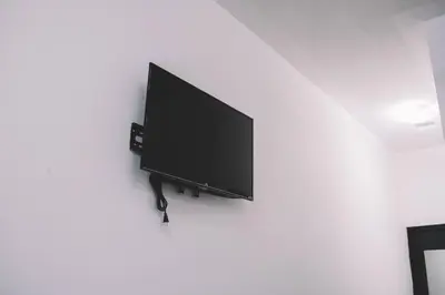 Una televisión o centro de entretenimiento en Departamento Mazatlán
