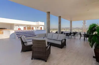 Un balcón o terraza de Hotel Pacific Blue Mazatlan