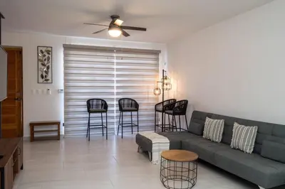 Zona de estar de Cómoda Villa para pasar momentos increíbles